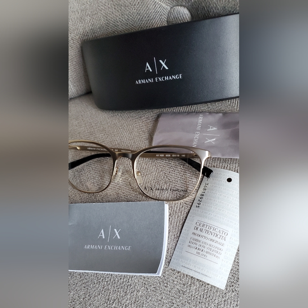 Armani Exchange Glasses New Nwt Unisex